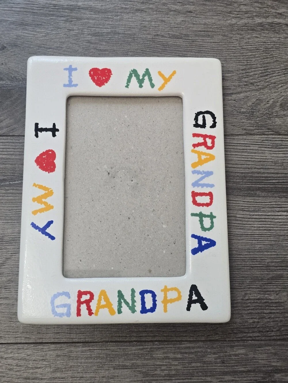 I Love Grandpa 4x6 Photo Frame